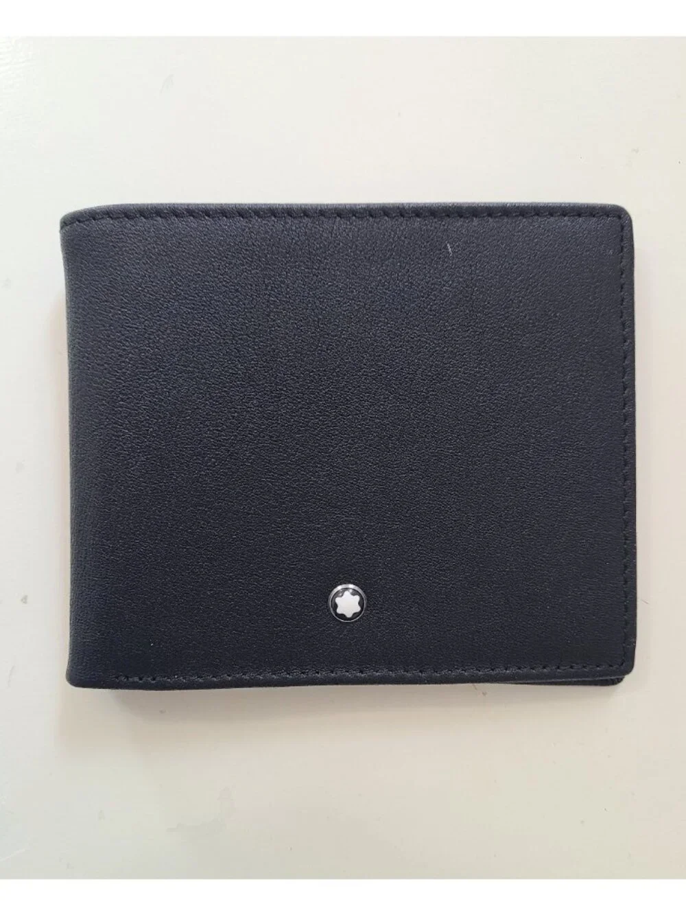 NWOT Montblanc Sartorial Leather 8CC Wallet Black